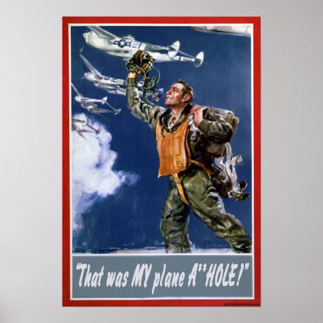That was my plane poster (Vorne)
