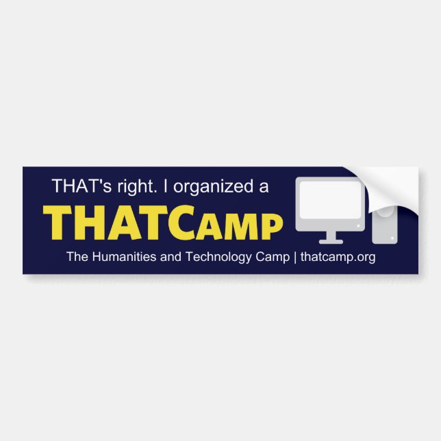 THATCamp Organisator-Autoaufkleber Autoaufkleber (Vorne)