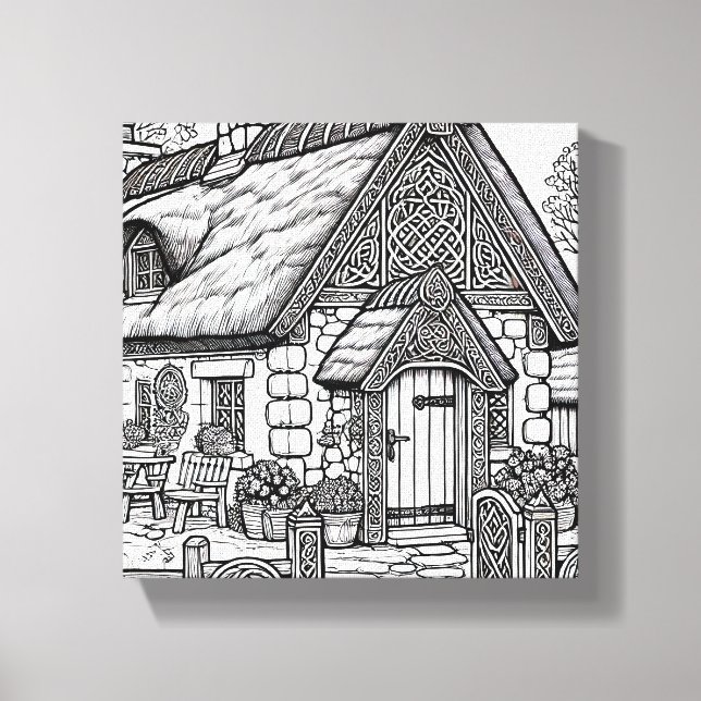 Thatch Hütte #29 Leinwanddruck (Vorderseite)