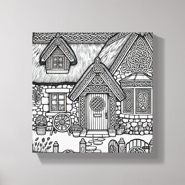 Thatch Hütte #42 Leinwanddruck (Vorderseite)