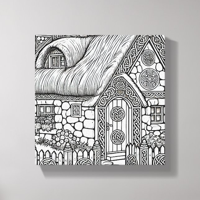 Thatch Hütte #43 Leinwanddruck (Vorderseite)