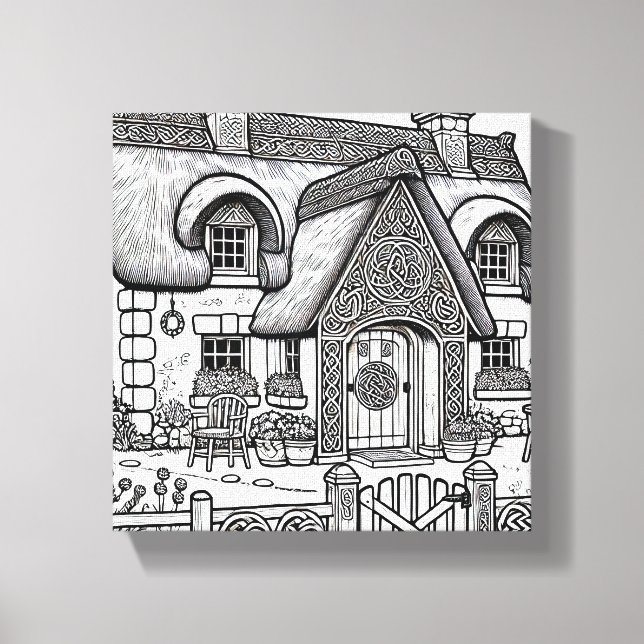 Thatch Hütte #47 Leinwanddruck (Vorderseite)