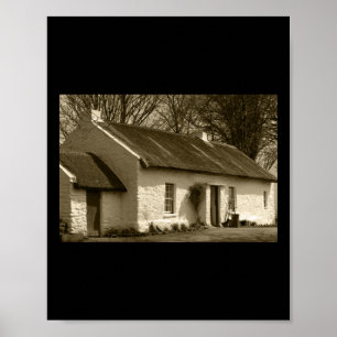 Thatched Hütte Omagh Tint Poster