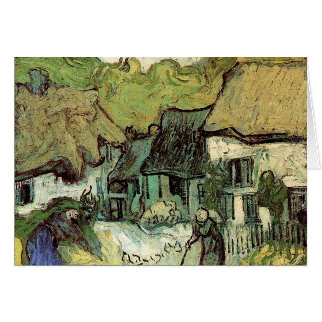 Thatched Hütten in Jorgus durch Vincent van Gogh (Vorderseite (Horizontal))