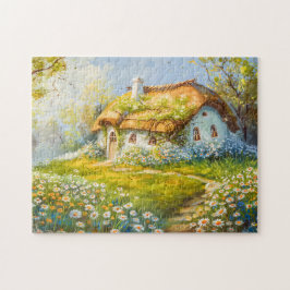 Thatched Roof Cottage by Daisy Meadow Puzzle
