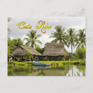 Thatched Roofs, Zancudo, Costa Rica Postkarte