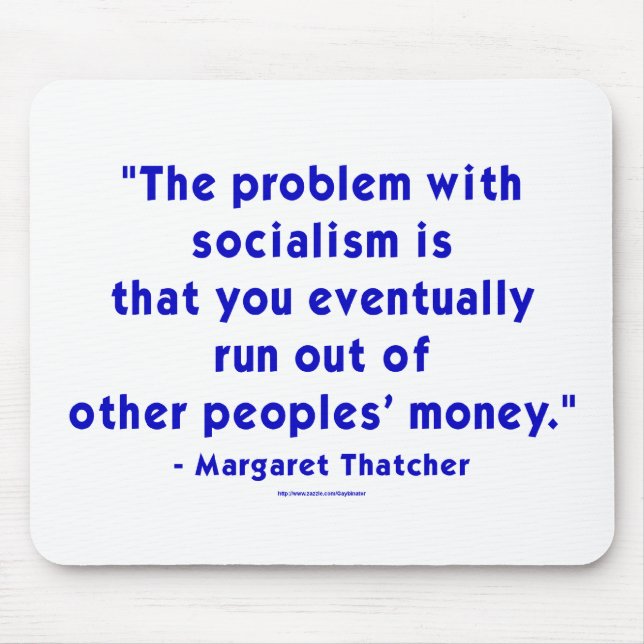 Thatcher-Mausunterlage Mousepad (Vorne)