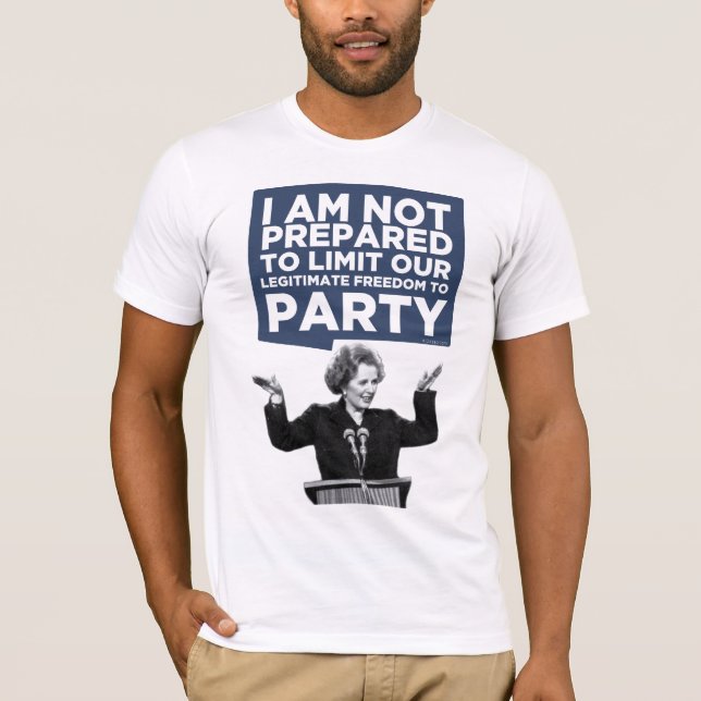 Thatcher Party T-Shirt (Vorderseite)