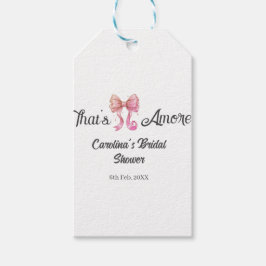 that's amore Brautparty Pink Retro Bogen Boho Nam Geschenkanhänger