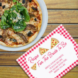 That's Amore Bridal Shower Recipe Begleitkarte