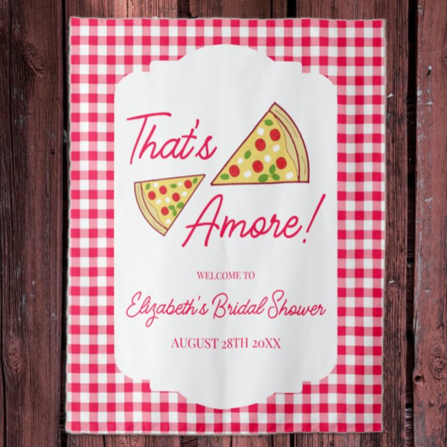 That's Amore Bridal Shower Wandteppich (Von Creator hochgeladen)