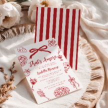 That's Amore Italian Hand drawn Bridal Shower