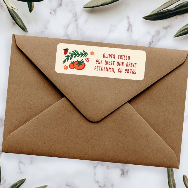 That's Amore Italienisches Essen CUSTOM Hochzeitsa (That's Amore Italian Food CUSTOM Wedding Return Address Label Sticker
)