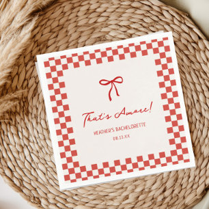 That's Amore Italy Junggesellinnenabschied Serviette