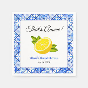 That's Amore Mittelmeer-Limonen-Brautjungfernpar Serviette