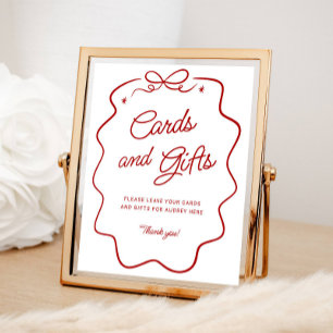 That's Amore Roter Doodle-Karten und Geschenke Dis Poster