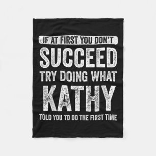 That's My Name Co. Kathy Damen Schwarz Moderne Let Fleecedecke