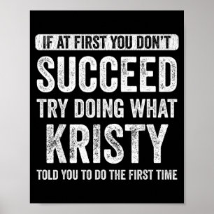 That's My Name Co. Kristy Wenn auf Anhieb nicht kl Poster