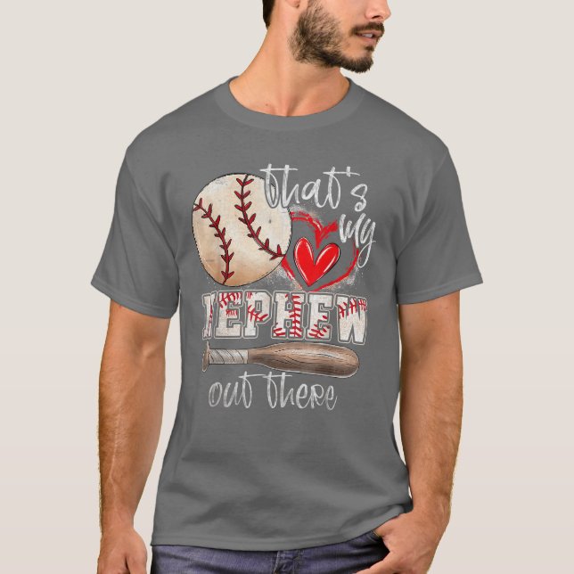 Thats My Nephew Outhere Baseball Aunt Auntie Mothe T-Shirt (Vorderseite)