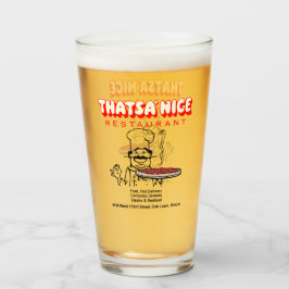 Thatsa' Nice Restaurant, Eichenwiese, Illinois Glas