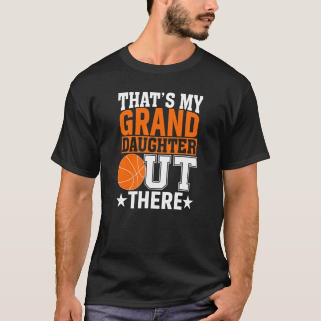 Thatu2019s Meine Enkelin da draußen Basketball G T-Shirt (Vorderseite)