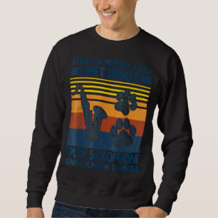 Thatu2019s Was ich tue ich füttere Hunde ich spiel Sweatshirt