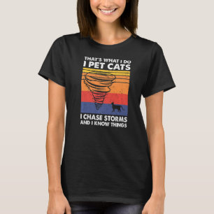 Thatu2019s Was ich tue ich füttere Katzen ich Chas T-Shirt