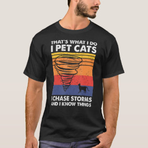 Thatu2019s Was ich tue ich füttere Katzen ich Chas T-Shirt