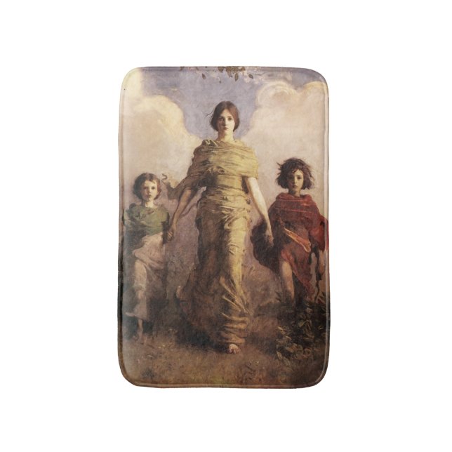 Thayers Jungfrau Art Badematte (Vorderseite Vertikal)