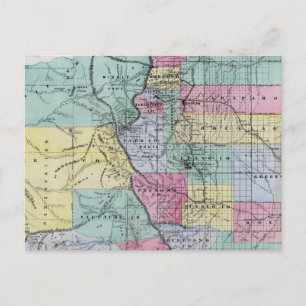 Thayers Karte von Colorado