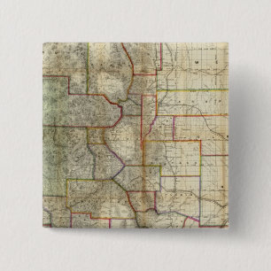 Thayer's neue Karte des Staat von Colorado Button