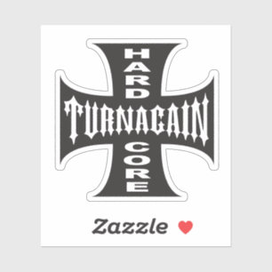 THC (Turnwiederum Hard Core) (Kreuz) Die Cut Stick Aufkleber