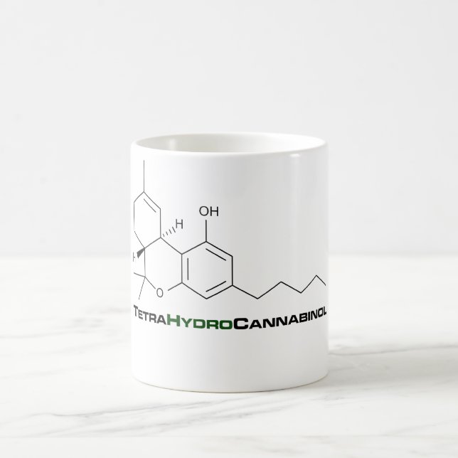 THC Unkraut Kaffeetasse (Mittel)
