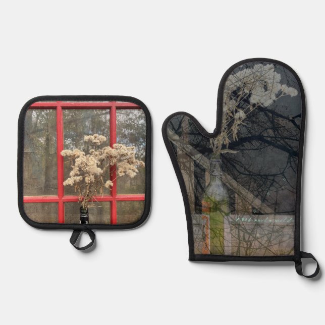 The 13th Skult.  Ofenhandschuh & Topflappen-Set (Vorderseite)