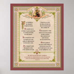 The 23rd Psalm Poster