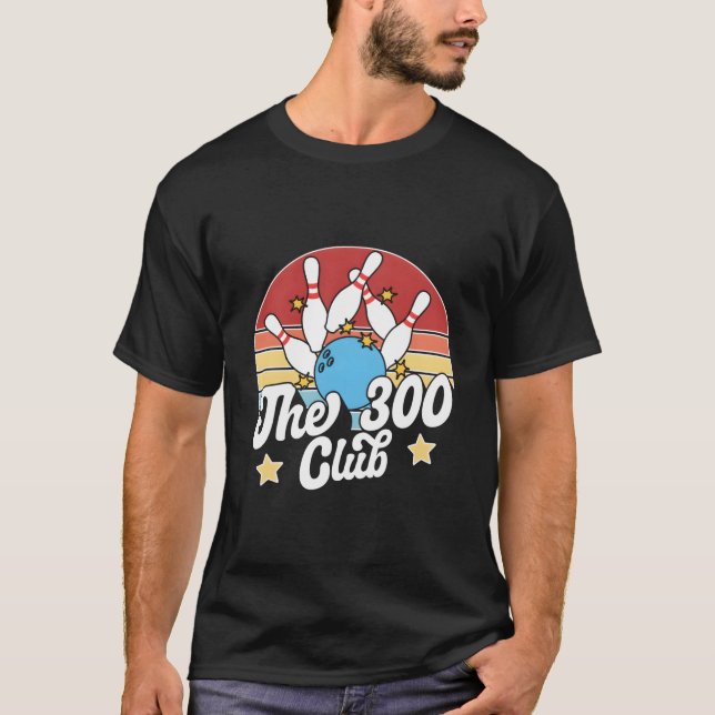 The 300 Club Bowler Bowling T-Shirt (Vorderseite)