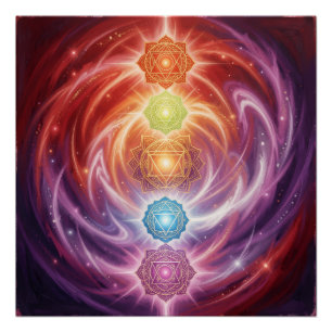 The 7 Chakras´10 Poster