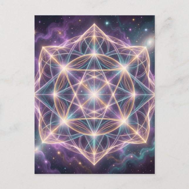 The 7 Chakras´11 Feiertagspostkarte (Vorderseite)