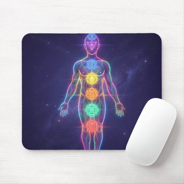 The 7 Chakras´2 Mousepad (Mit Mouse)