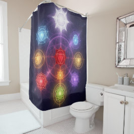 The 7 Chakras´3 Duschvorhang