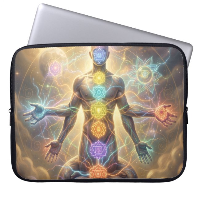 The 7 Chakras´7 Laptopschutzhülle (Vorderseite)