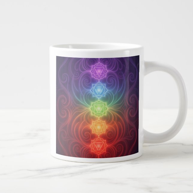 The 7 Chakras´9 Jumbo-Tasse (Rechts)