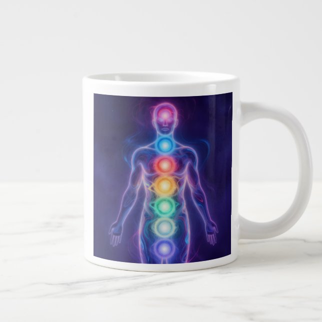  The 7 Chakras Jumbo-Tasse (Rechts)