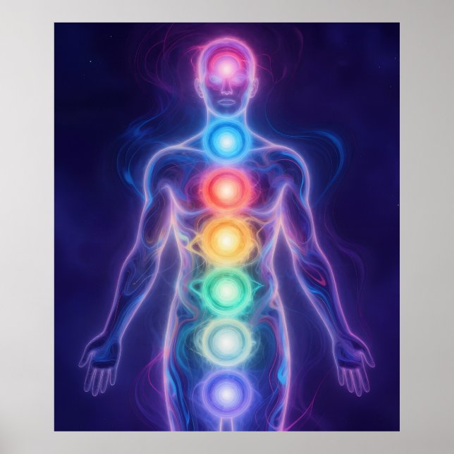  The 7 Chakras Poster (Vorne)