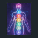 The 7 Chakras Postkarte<br><div class="desc">The 7 chakras are energy centers aligned along the spine that influence different areas of life — from safety and creativity to confidence,  love,  communication,  intuition,  and spirituality. When balanced,  they support harmony,  inner strength,  and overall well-being.</div>