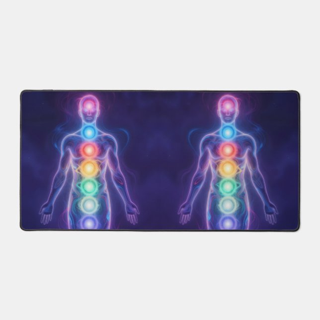  The 7 Chakras Schreibtischunterlage (Vorderseite)