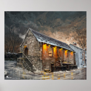 The Abbey Pub, Darley Abbey, Derby - Poster