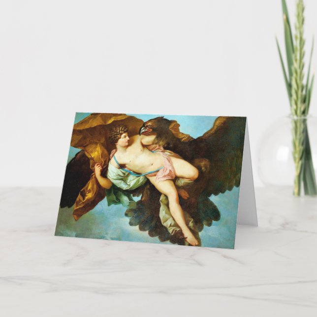 The Abduction of Ganymede Fine Art Greetings Card Karte (Vorderseite)