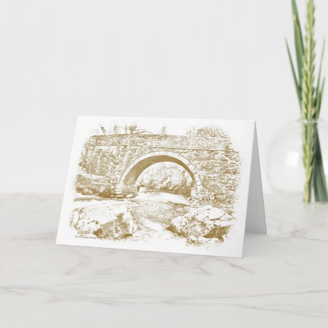 The Aberglaslyn Bridge Karte (Vorderseite)