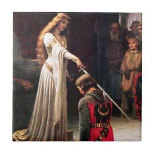 "The Accolade" Mittelalterliche Malerei von Edmund Fliese